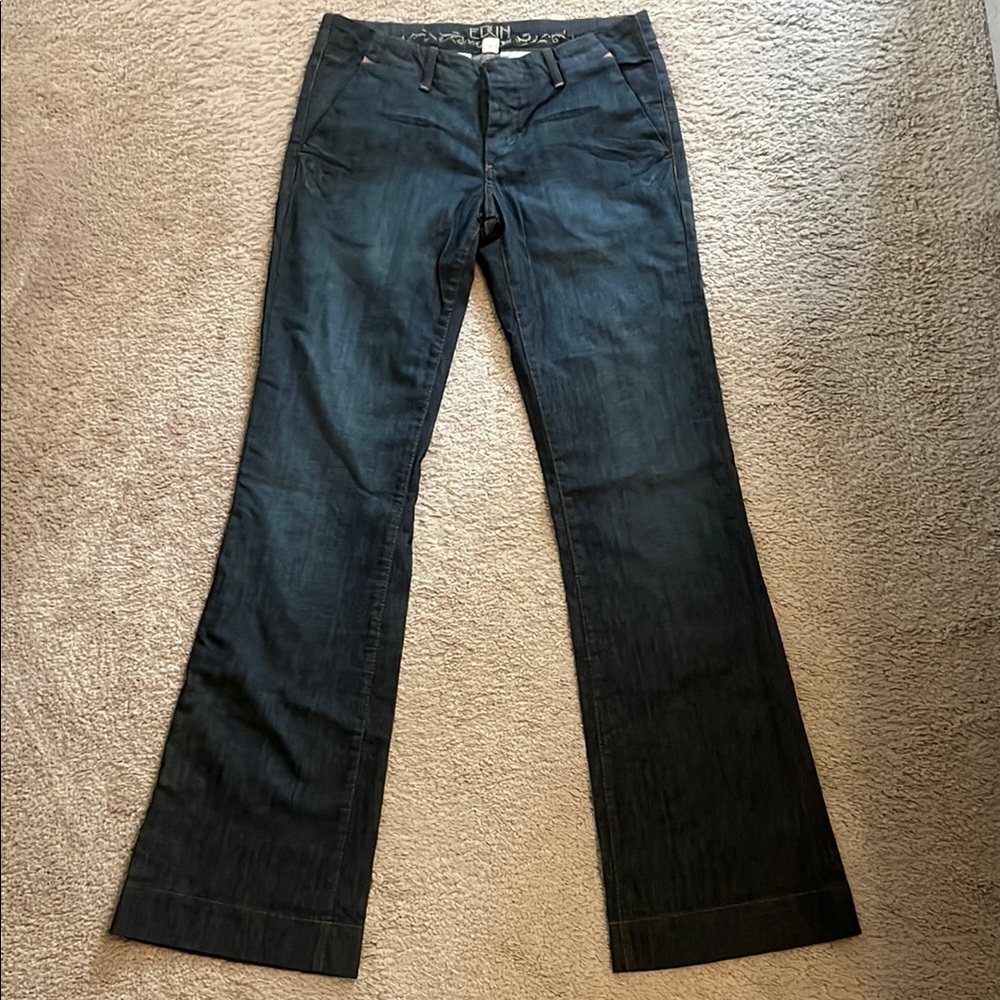 Edun Dark Wash Wide Leg Jeans- sz 28